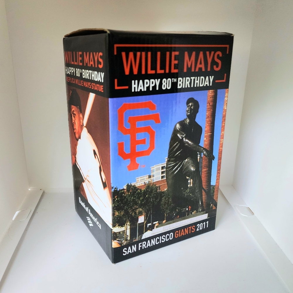 San Francisco Giants SGA Willie Mays 80th Birthday replica Statue 2011